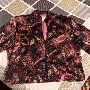 Vintage Paisley Print Women's Jacket